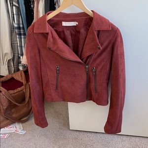 ASTR faux suede jacket